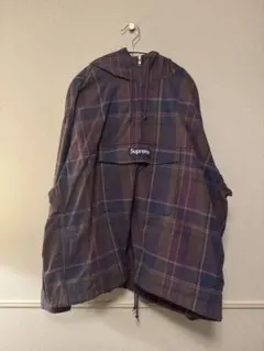 Supreme チェック柄 アノラックパーカー XL