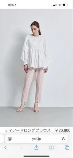 2026年最新】ティアードストレッチブラウス yoriの人気アイテム - メルカリ