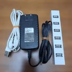 ELECOM USB2.0 7ポートハブ ACアダプタ付のサムネイル