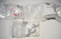 【未開封】めじるしアクセサリー しろうさ・シナモロール・はなまるおばけ