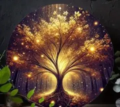 【ラスト】金運アップ✨幻想的な木のデザイン ウェルカムボード