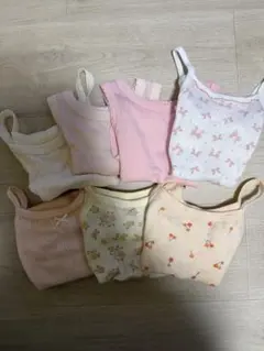 ベビー肌着7点セット（70〜80cm)ロンパースタイプ