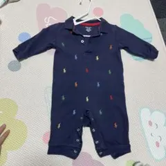 Ralph Lauren ネイビー ポロロンパース 6m 3~6ヶ月