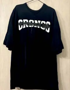CRONOS BLACK モックネック スポーツウェア 半袖ブラック✖️オレンジ