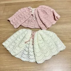 ハンドメイド　ポンチョ　未使用品