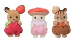 シカ シルクネコ くるみリス 赤ちゃん 森であそぼ シルバニア