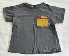 moz モズ キッズ Tシャツ チャコール 綿100% （120cm）のサムネイル