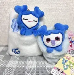 TWICE LOVELYS おふとんリールパスケース おくるみマスコット ツウィ