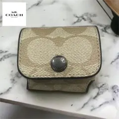 COACH AirPods Proケース　ベージュ