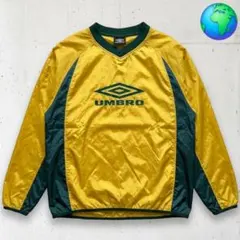 【激レア】 90s デサント製 アンブロ ピステ イエロー×グリーン 当時物