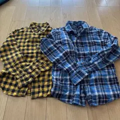 ユニクロ　UNIQLO 長袖　シャツ 2枚 140 150