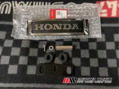 ダックス シャリー HONDAフロントフォークエンブレム取り付け 