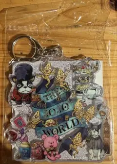 THE★JOJO WORLD ラメアクリルキーホルダー 旅するイギーたち