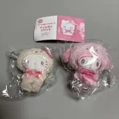 サンリオ　フィンガーパペット キティ マイメロディ セット マスコット