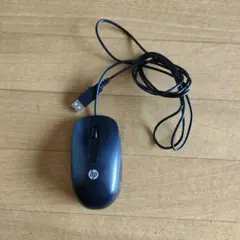 HP 有線光学式マウス 本体 USB接続 ブラックのサムネイル
