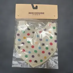 ミキハウス（MIKI HOUSE）　ドット柄スタイ（よだれかけ）のサムネイル