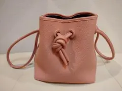 【美品】VASIC BOND MINI 限定カラー ピンク 本革 巾着