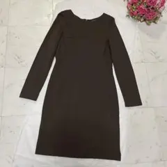 【良品】TALBOTS 長袖 ワンピース S