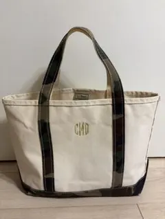 L.L.Bean 2WAY トートバッグ キャンパス 白、黒 282340 - メルカリ