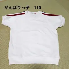 がんばりっ子 体操服 110 ホワイト