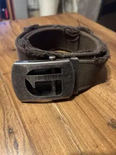 G-STAR RAW ブラウンキャンバスベルト