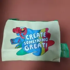 セサミストリートフラットポーチ・エルモ