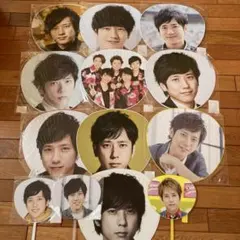 嵐⭐︎二宮和也⭐︎ジャンボうちわ⭐︎ミニうちわ⭐︎まとめ売り⭐︎13枚セット