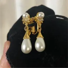 ドロップパール イヤリング