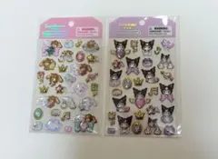 サンリオ シュガーバニーズ クロミ 金箔ぷっくりシール 2点セットのサムネイル