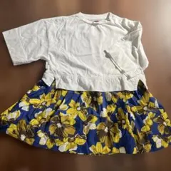 SHIPS KIDS 花柄スカート付きチュニック 90のサムネイル