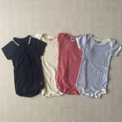 PETIT BATEAU プチバトー ボディースーツ 半袖 まとめ売り12m