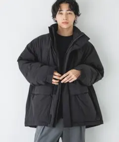 LOWRYS FARM ローリーズファーム エアサーマルフードブルゾン 黒 M