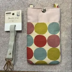 ハンドメイドスマホショルダーバッグ