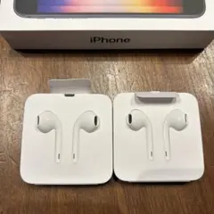 Apple 純正 ライトニング 有線イヤホン iphone 2個セット