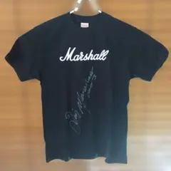 Marshall ジム・マーシャル 本人 サイン 入り Tシャツ Marshall ジム・マーシャル本人サイン入りTシャツ - メルカリ