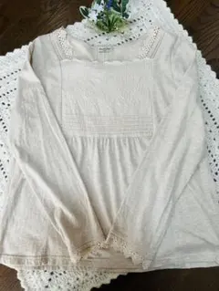 ＊サマンサモスモス＊胸元レースカットソー