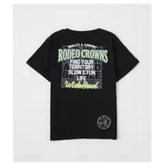 新品‼️ロデオクラウンズワイドボウル　キッズXL　Tシャツ ブラック