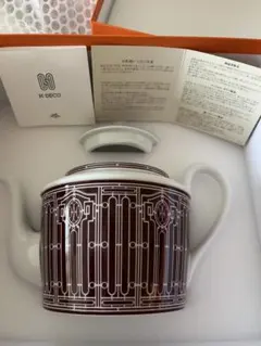 新品未使用 エルメス Hデコ ティーポットアッシュデコ レッド 850ml