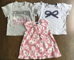 子供服 Tシャツ 3枚セット 90cm X-girl COMME CA ISMのサムネイル