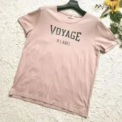 J.PRESS RED LABEL ＶOYAGE プリントTシャツ ピンク系 Lのサムネイル