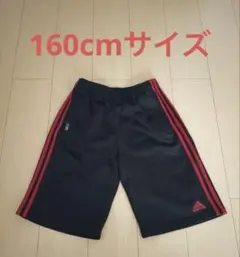 adidas ハーフパンツ 160cmブラック/レッド