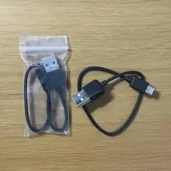 USB Type-A to Micro USB Type-Bケーブル2本セット