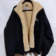 ClassicalElf　ボアブラックブルゾンオーバーサイズXL 男女兼用