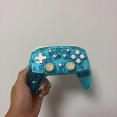 Nintendo Switch用 ワイヤレスコントローラー スケルトンブルー