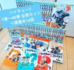 ハイキュー!! 1巻〜45巻 全巻セット＋関連本14冊