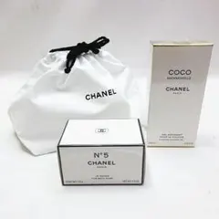 未開封品 CHANEL 3点セット 5番サヴォン ボディシャンプー 巾着 コスメ