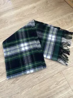 【美品】BEAUTY&YOUTH チェックマフラー　ストール