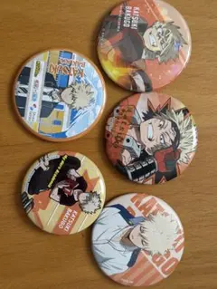 ヒロアカ 爆豪勝己 缶バッジ まとめ売り 文房具カフェ ジャンフェス