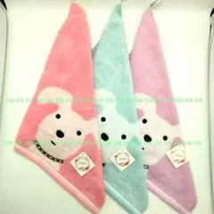 【未使用品】ループ付きハンドタオル　ドッグ　犬　dog　3枚セット