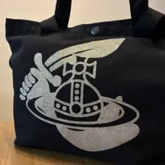 【Vivian Westwood】2way トートバッグ オーブ デカロゴ 黒